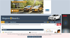 Desktop Screenshot of megane-board.de